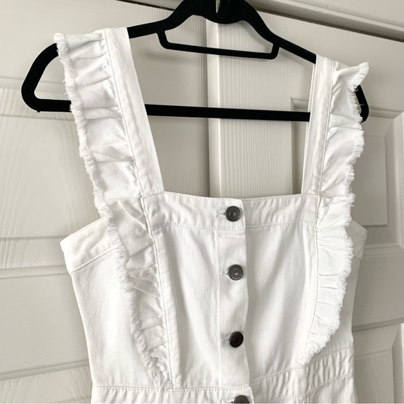 Cupcakes & Cashmere Galia White Denim Dress - Picture 4 of 7